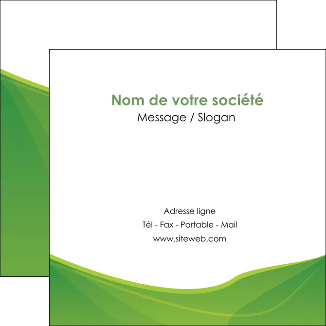 imprimer flyers espaces verts vert fond vert couleur MLGI67190