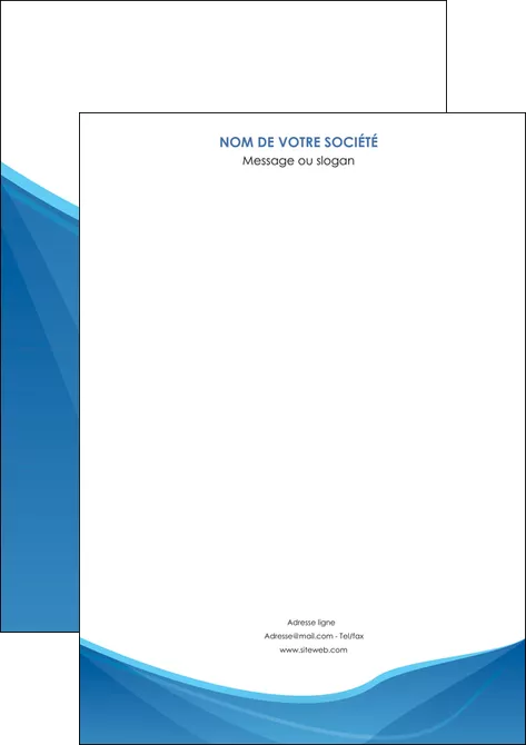 faire affiche bleu bleu pastel couleur froide MIFBE67270
