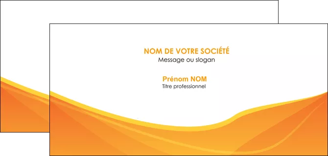 creer modele en ligne carte de correspondance orange fond orange jaune MLGI67410