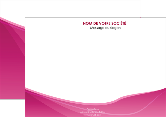 personnaliser maquette affiche rose fushia fonce couleur MLGI67654