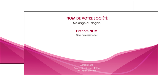 imprimerie carte de correspondance rose fushia fonce couleur MLGI67670