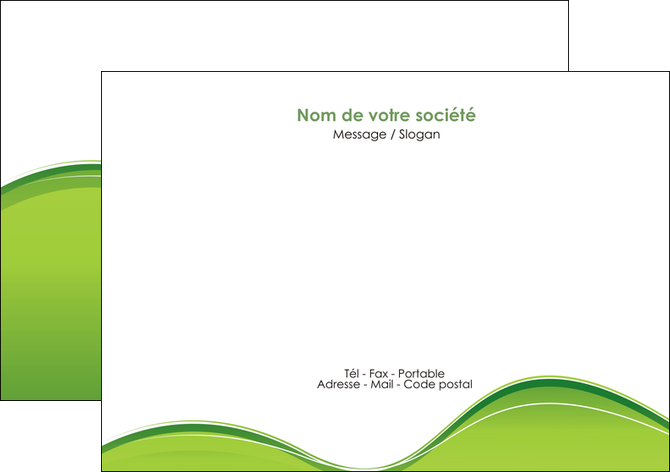 imprimer flyers espaces verts vert vert pastel couleur pastel MIF68038