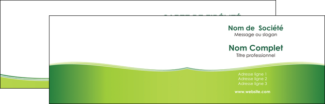 modele en ligne carte de visite espaces verts vert vert pastel couleur pastel MLGI68128