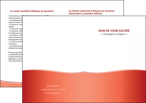 creation graphique en ligne depliant 2 volets  4 pages  rouge couleurs chaudes fond  colore MLGI68336