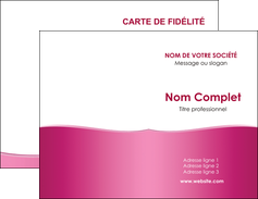 imprimer carte de visite rose pastel fond rose couleur pastel MLGI68398