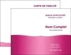 imprimer carte de visite rose pastel fond rose couleur pastel MLGI68398