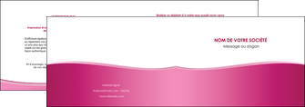 personnaliser modele de depliant 2 volets  4 pages  rose pastel fond rose couleur pastel MLGI68404