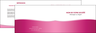 maquette en ligne a personnaliser depliant 2 volets  4 pages  rose pastel fond rose couleur pastel MLGI68406