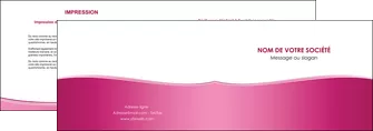 maquette en ligne a personnaliser depliant 2 volets  4 pages  rose pastel fond rose couleur pastel MLGI68406
