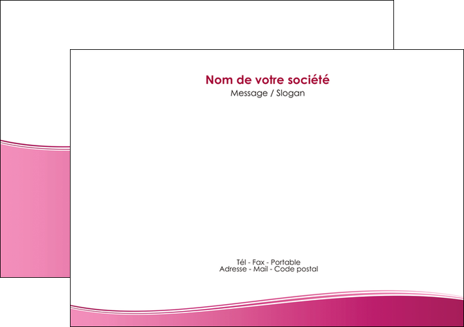 creation graphique en ligne flyers rose pastel fond rose couleur pastel MLGI68412