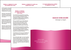 realiser depliant 3 volets  6 pages  rose pastel fond rose couleur pastel MLGI68414