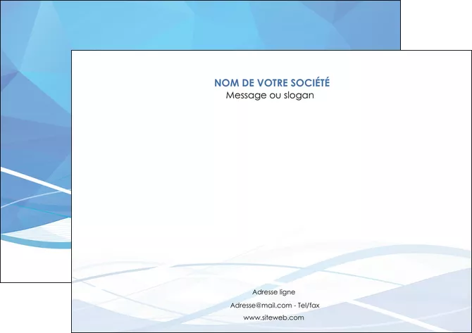 exemple affiche bleu bleu pastel fond bleu pastel MIFCH68950