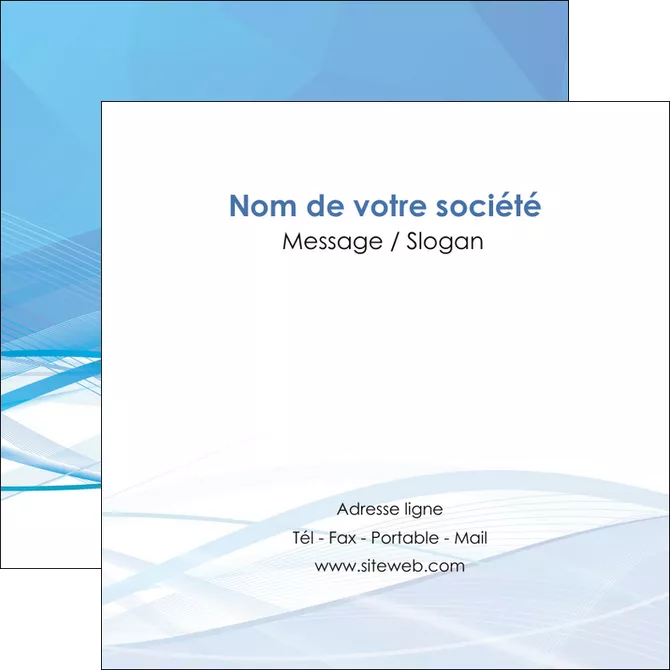 modele flyers bleu bleu pastel fond bleu pastel MIFLU68960