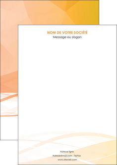 maquette en ligne a personnaliser flyers orange pastel couleur pastel fond orange pastel MLGI69214