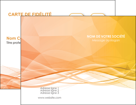 modele en ligne carte de visite orange pastel couleur pastel fond orange pastel MLGI69222