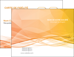 modele en ligne carte de visite orange pastel couleur pastel fond orange pastel MLGI69222