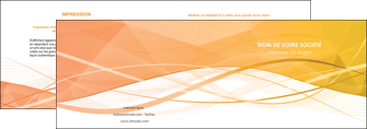 imprimer depliant 2 volets  4 pages  orange pastel couleur pastel fond orange pastel MLGI69228