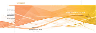 personnaliser maquette depliant 2 volets  4 pages  orange pastel couleur pastel fond orange pastel MLGI69230