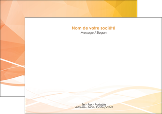 personnaliser maquette flyers orange pastel couleur pastel fond orange pastel MLGI69236