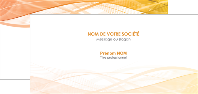 exemple carte de correspondance orange pastel couleur pastel fond orange pastel MLGI69250