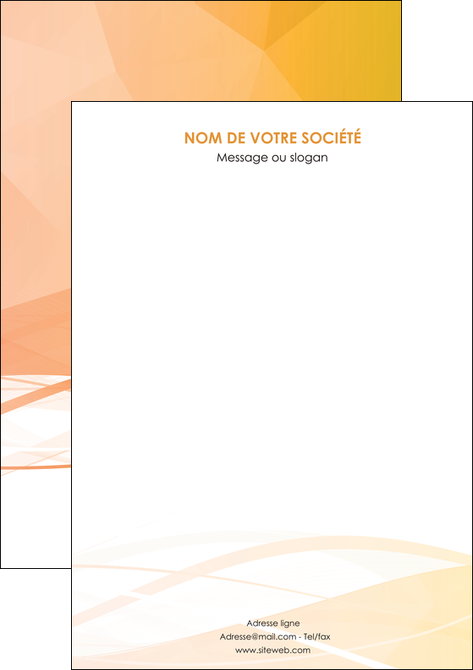 imprimerie affiche orange pastel couleur pastel fond orange pastel MLGI69254