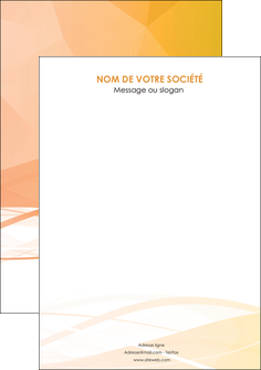 faire modele a imprimer flyers orange pastel couleur pastel fond orange pastel MLGI69258