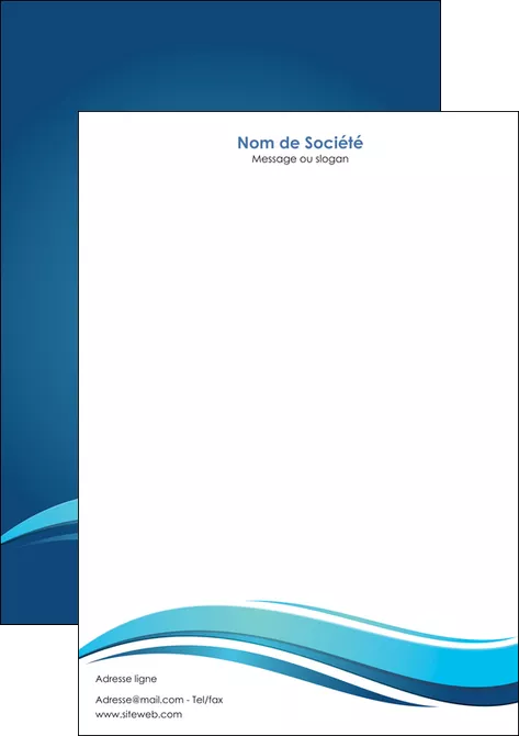 exemple tete de lettre bleu bleu pastel fond bleu MID69656