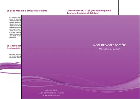 creation graphique en ligne depliant 2 volets  4 pages  web design fond violet fond colore action MLGI69786