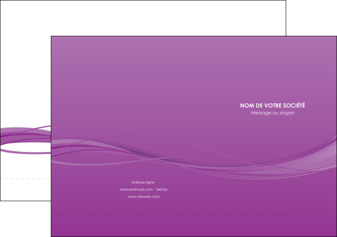 realiser pochette a rabat web design fond violet fond colore action MLGI69794