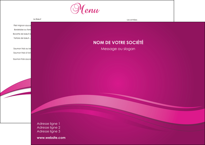 creer modele en ligne set de table violet violace fond violet MLIP69832