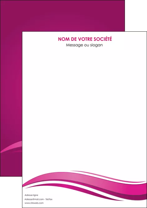 exemple affiche violet violace fond violet MLGI69834