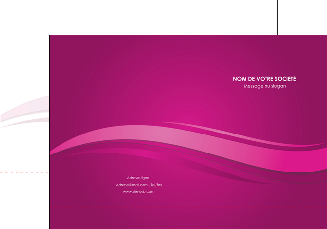 maquette en ligne a personnaliser pochette a rabat violet violace fond violet MLIP69846