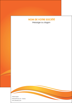 exemple affiche orange fond orange couleur MLGI69886