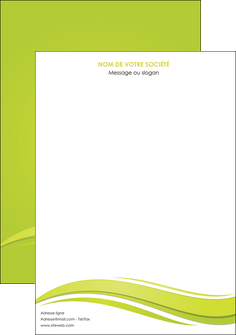 modele affiche espaces verts vert vert pastel fond vert pastel MLGI69940