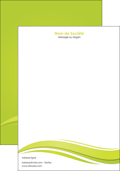 modele en ligne tete de lettre espaces verts vert vert pastel fond vert pastel MLGI69968