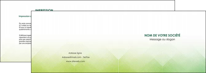 creation graphique en ligne depliant 2 volets  4 pages  vert vert pastel carre MLIGCH70010