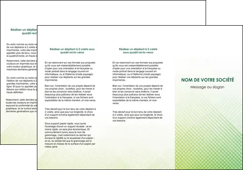 creation graphique en ligne depliant 3 volets  6 pages  vert vert pastel carre MLGI70020