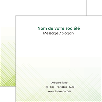 maquette en ligne a personnaliser flyers vert vert pastel carre MIFCH70028