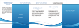 creation graphique en ligne depliant 4 volets  8 pages  bleu bleu pastel fond bleu MIFCH70098