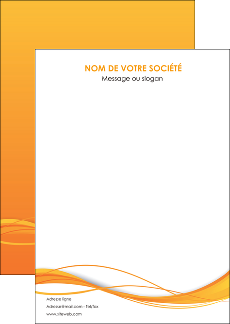 modele flyers orange couleur couleurs MLGI70382