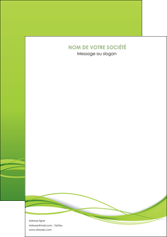 exemple affiche espaces verts vert vert pastel naturel MIF70438