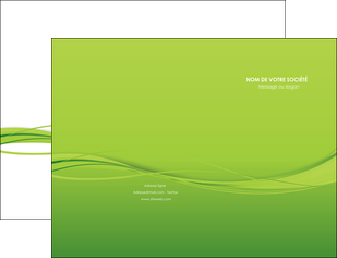 personnaliser modele de pochette a rabat espaces verts vert vert pastel naturel MIFCH70442