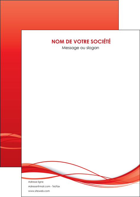 realiser flyers rouge couleur couleurs MIDBE70486