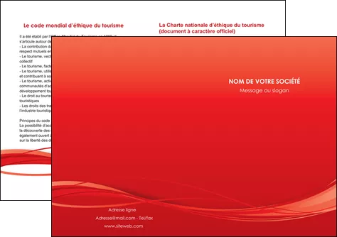 faire modele a imprimer depliant 2 volets  4 pages  rouge couleur couleurs MIFLU70522