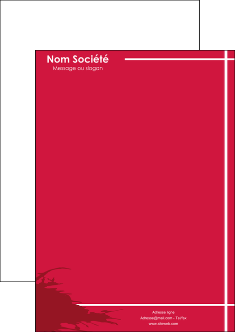 creer modele en ligne tete de lettre texture contexture fond rouge MLGI7062