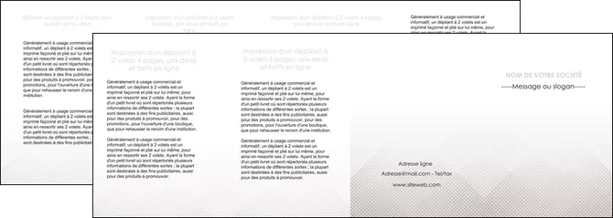 maquette en ligne a personnaliser depliant 4 volets  8 pages  gris simple sobre MLIGLU70748