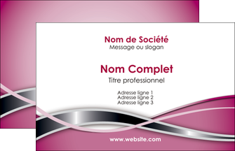 maquette en ligne a personnaliser carte de visite web design rose rose fushia abstrait MLGI70864
