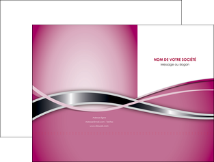 realiser pochette a rabat web design rose rose fushia abstrait MLGI70878
