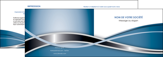 creation graphique en ligne depliant 2 volets  4 pages  web design bleu fond bleu pastel MLGI70932