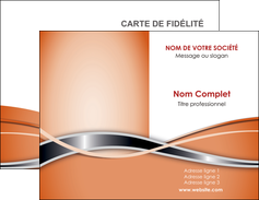 modele en ligne carte de visite web design orange fond orange gris MIDLU71030